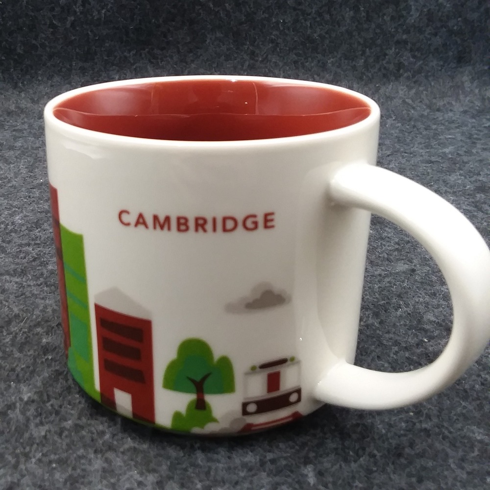 Starbucks 2012 Cambridge You Are Here Collection Coffee Tea Mug‎ Cup 14 fl oz